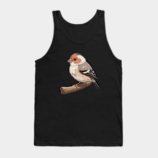 Fluffernut Finch Bird Tank Top